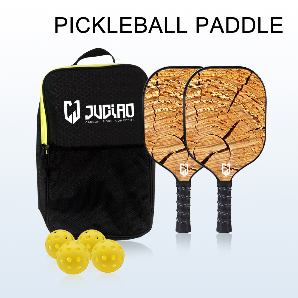 Pagaie de pickleball avec logo personnalisé