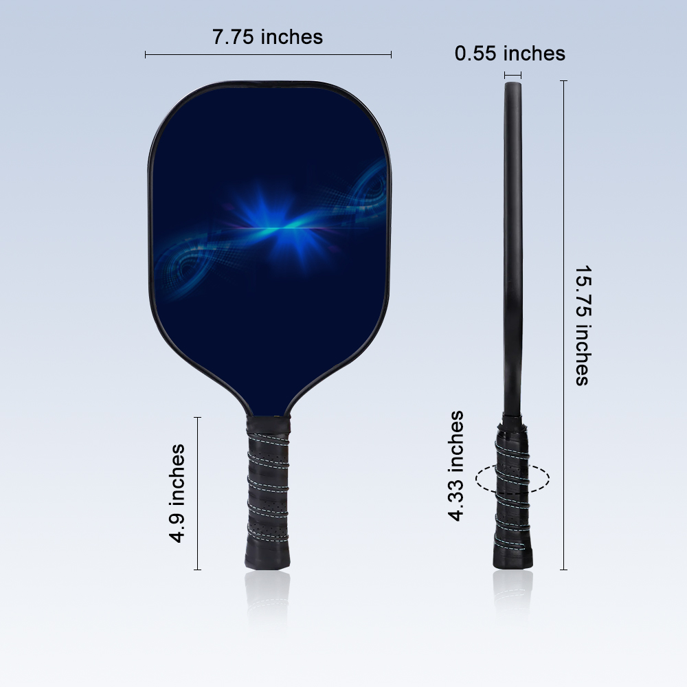 Pagaie de pickleball en fibre de carbone