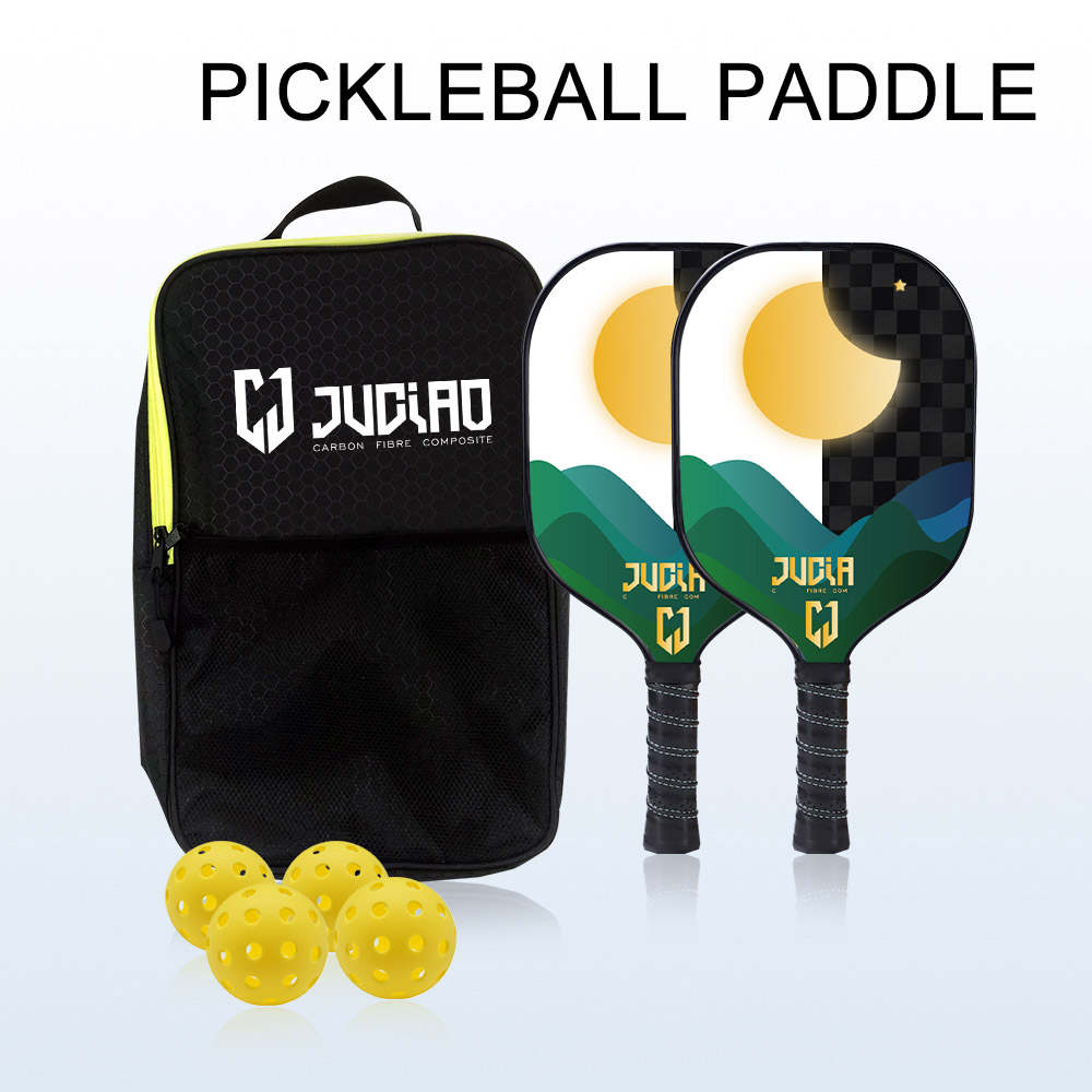 Pagaie de pickleball en fibre de carbone 12K