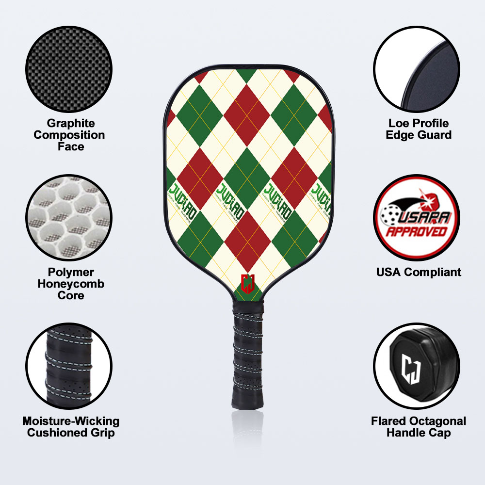 Pagaie de Pickleball avec touche de graphite