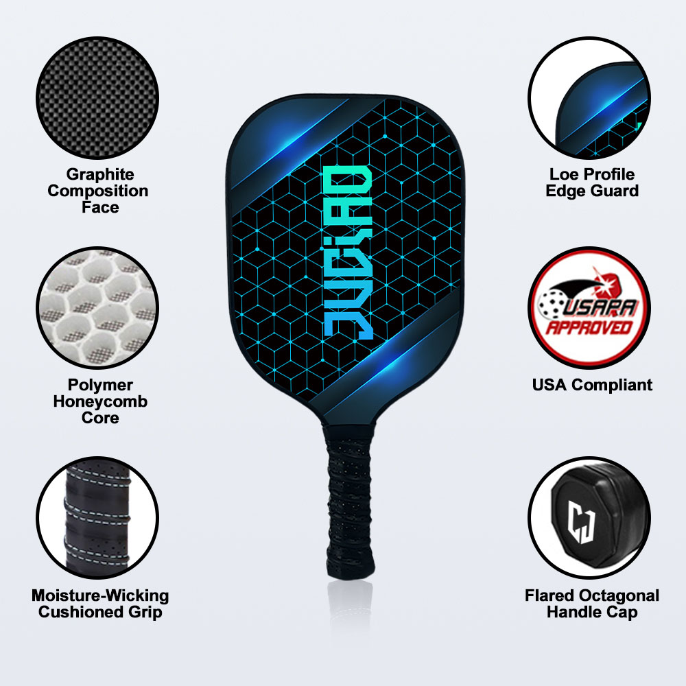 Palettes de pickleball intérieures en nid d'abeille PP