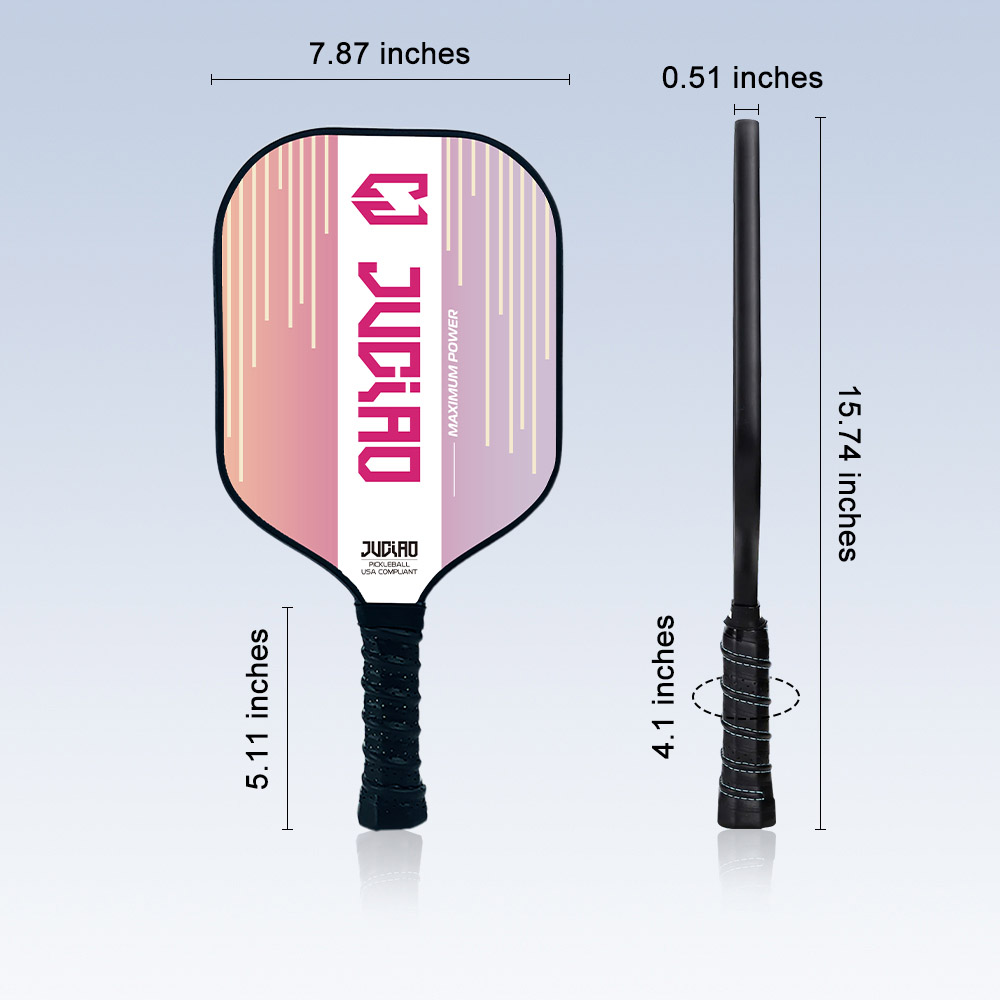 pagaie de pickleball en fibre de carbone