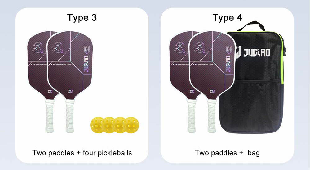 Pagaie de pickleball à texture Kevlar